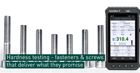 this test screws me harder than|hardness testing for screws.